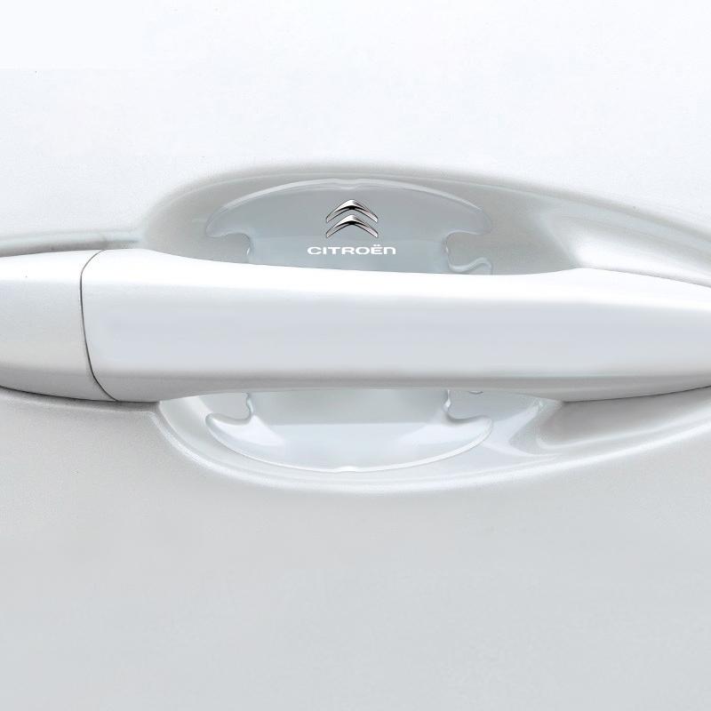 PIXT4 Car door handle bowl protector transparentanti scratch and anti collision For Citroen C1 C2 C4 C5 C6 C8 C4L DS5 LS DS6 Picasso
