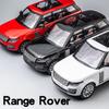 New Large 1:18 Land Rover Range Rover SUV Off-road Vehicle Alloy Model Car Die-cast Static Collection Sound and Light Children's Toy Boy Gift