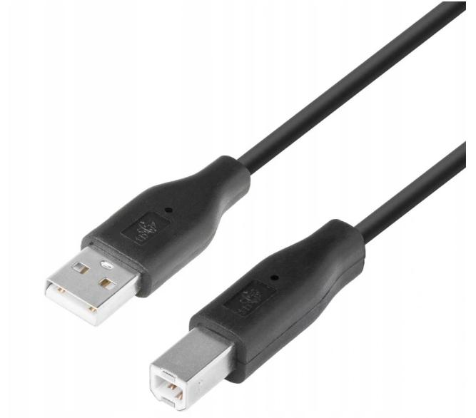Lanberg AM-BM USB 2.0 Cable 1.8m Black