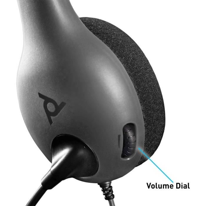 Casque-Micro - PDP - LVL30 - Xbox One - Filaire - Stéréo - Gris