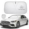AABIE1 UV Car Front Windshield Sunshade Sunshade Protective Cover For Mercedes Benz AMG W203 W206 W220 W205 W211 W212 GLE GLC GLK GLS