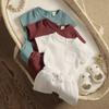 0-4Y Summer Baby Boy Girl Clothes Sets Toddler Newborn Kid Baby Soft T-shirt Shorts Children Outfits Solid Color