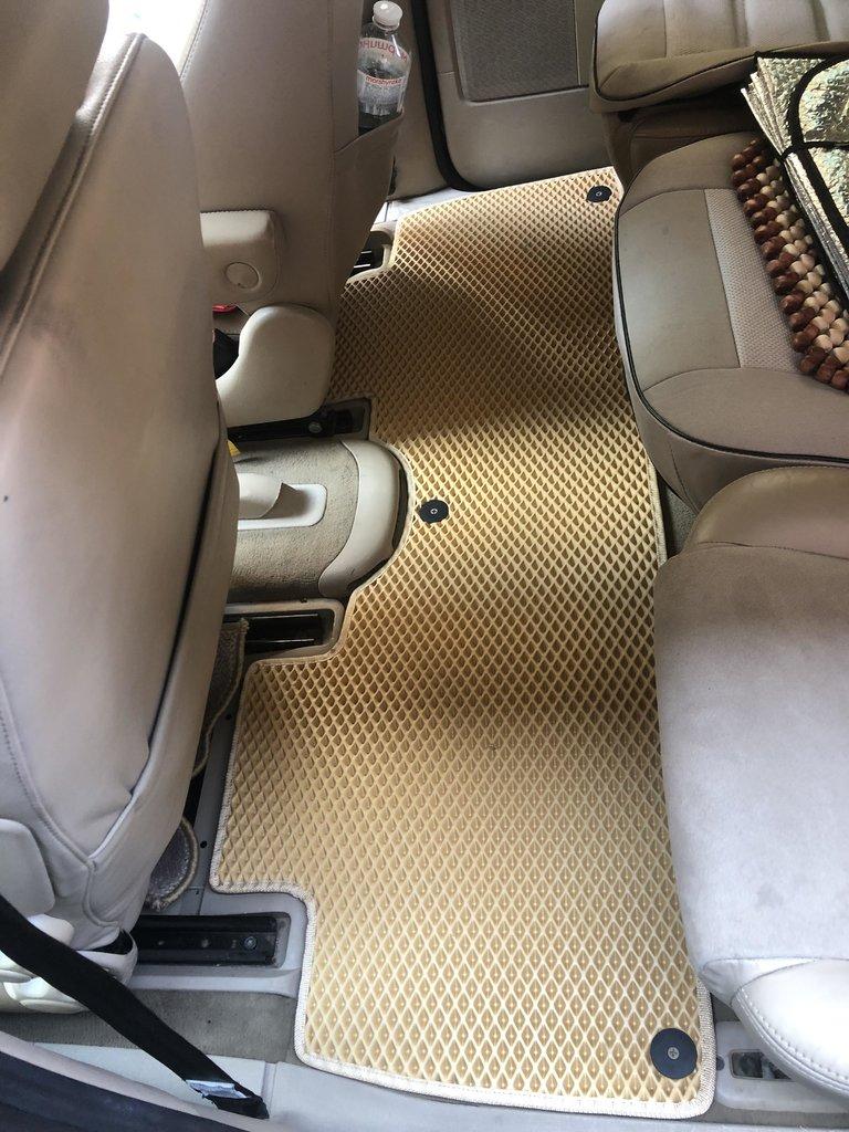 Коврики EVA (2 ряда, бежевые) для Ford Galaxy 1995-2006 гг