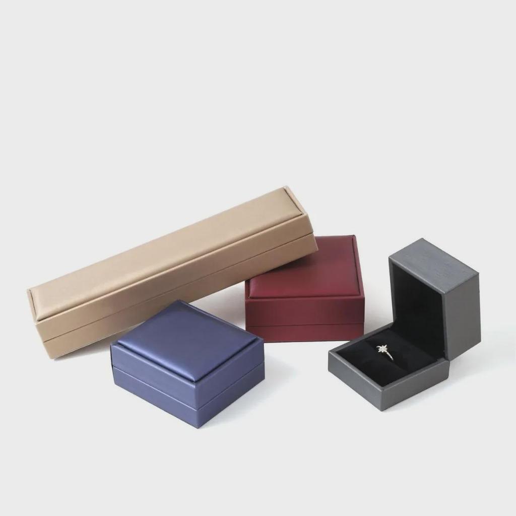 Premium PU Leather Jewelry Storage Box for Rings, Necklaces, and Earrings