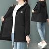 Women's Single Layer Jacket Office Jacket Two Side Wear Long Sleeve Jacket Hooded Softshell Windproof Jacket