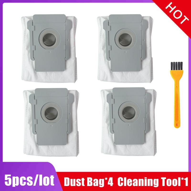 Multi-set Dirt Disposal Replacement Bags for iRobot Roomba i7 i7+ s9 E5 i7 plus E6 s9+ Clean Base vacuum cleaner parts dust bags