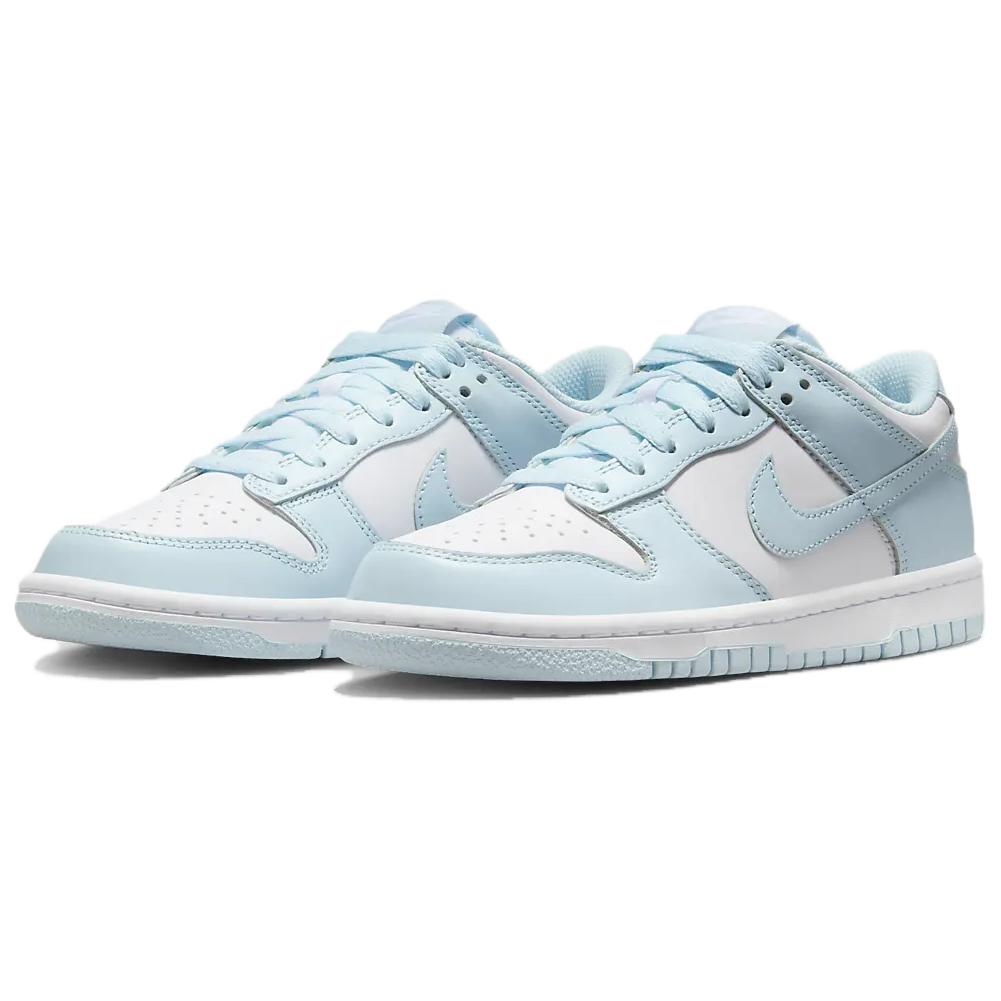 Nike Детские кроссовки Dunk Low GS Glacier Blue белые FB9109-105