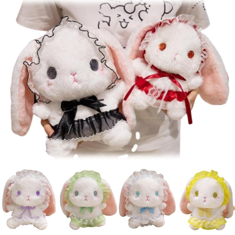18 Cartoon Cute Lolita Rabbit Plush Doll Pillow Color Princess Rabbit Plush Toy Home Decoration Gift For Children