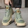 Autumn and winter new youth outdoor high-top Martin boots men's trend lace-up casual tooling shoes leather boots