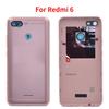 Для Xiaomi Redmi 6 задняя батарея Замена корпуса задней двери с громкостью мощности