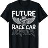 Будущий гонщик Гонщик Дети Дрэг-рейсинг Турбо Скорость Футболка