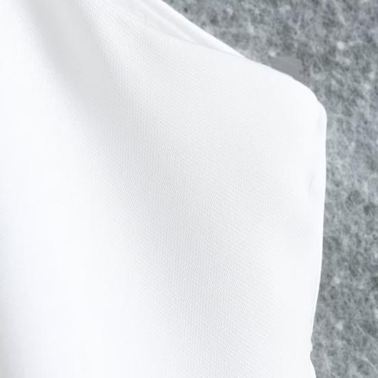 Women Summer Vest Round Neck Sleeveless Backless Smooth Satin Texture Vest Top with Bow Tie Closure Tank Tops