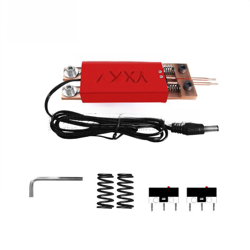 Ручной сварочный аппарат с автоматическим курком для точечной сварки, рассчитанный на аккумулятор 18650, с интегрированной конструкцией для управления одной рукой.