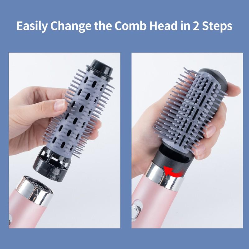 Hair Dryer Comb Hot Air Curling For Hair Roller Blow Dryer Ionic Hair Straightening Brush Quick Dry Hair Curler Curling Iron