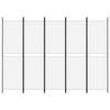 VidaXL Room Divider 5 Panels Folding Room Separator Divider Privacy Screen Paravent Living Room Decoration 350218