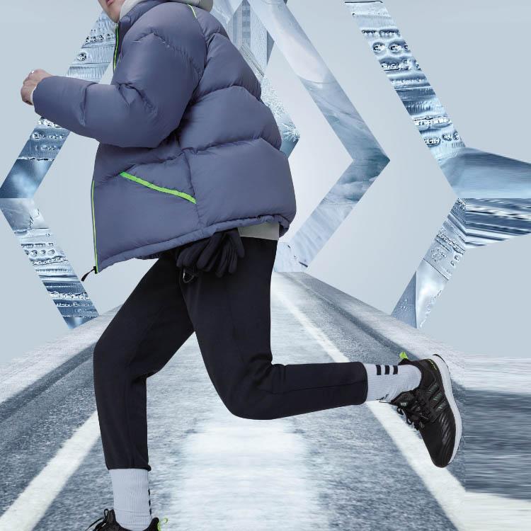 adidas Мужская зимняя пуховая куртка королевского синего цвета (унисекс) Пуховики H20753