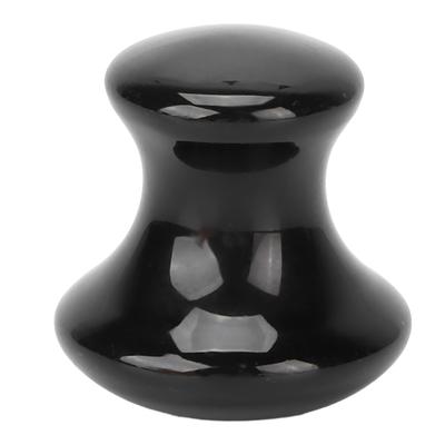 Инструмент для массажа из обсидиана в форме гриба, массажный камень для лица Гуаша для медитации и СПА-релаксации