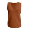 Women's Fashion Solid Color Casual Knit Turtleneck Pullover Sleeveless Sweater Vest
