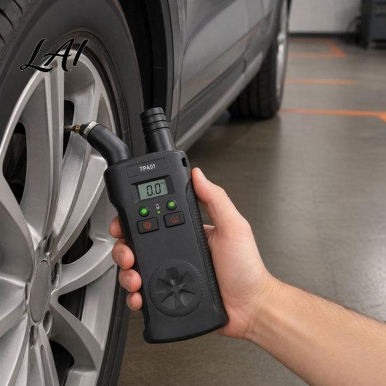 Multi-unit Tire Pressure Gauge 2 in 1 Gauge Digital Sensor Reset Tool for 433 MHz Motorcycle 0-150 PSI Car Tester Auto Shut Off Life Extension