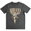 Летняя мужская футболка рок-группы Nirvana хлопок унисекс модная с короткими рукавами свободная удобная комфортная футболка