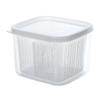 Scallion Crisper Draining Divided Multifunctional Plastic Scallion Fresh Keeping Container for