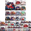 Santa Claus Christmas Quilt Duvet Cover Set With Soft Polyester Material**