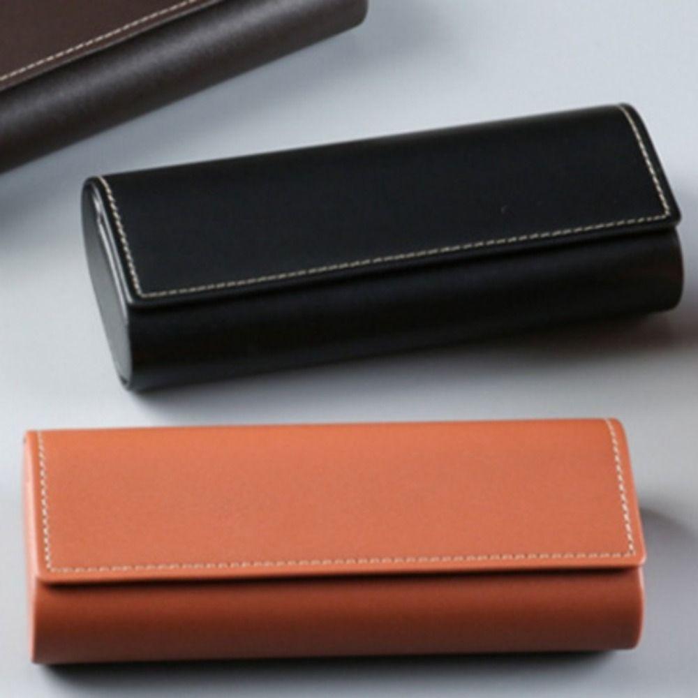 Модный кожаный роскошный чехол для солнцезащитных очков, футляр для очков, коробка для очков