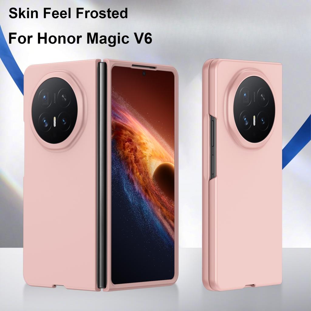 Модный Простой INS Конфетный Цвет PC Складной Чехол Для Huawei Honor Magic V6 V5 5G Ультратонкий Приятный для Кожи Ударопрочный Защитный Чехол