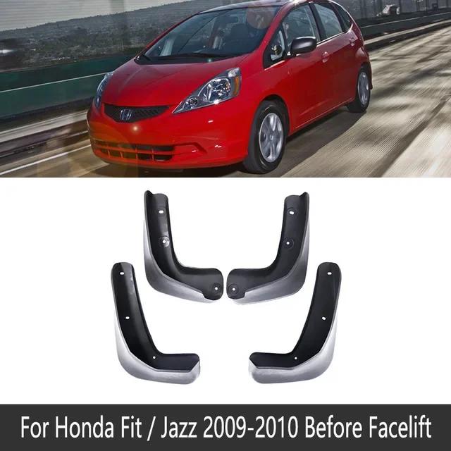 4 шт. Для Honda Jazz Fit GE6 2009 2010 2011 2012 2013 Автомобильные грязезащитные щитки Антифризные брызговики Брызговики от грязи Защита дверей Автоаксессуары