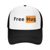 Punk Unisex Free Hug Trucker Hat Adult Adjustable Baseball Cap for Unisex WoUnisex Outdoor Snapback Hats