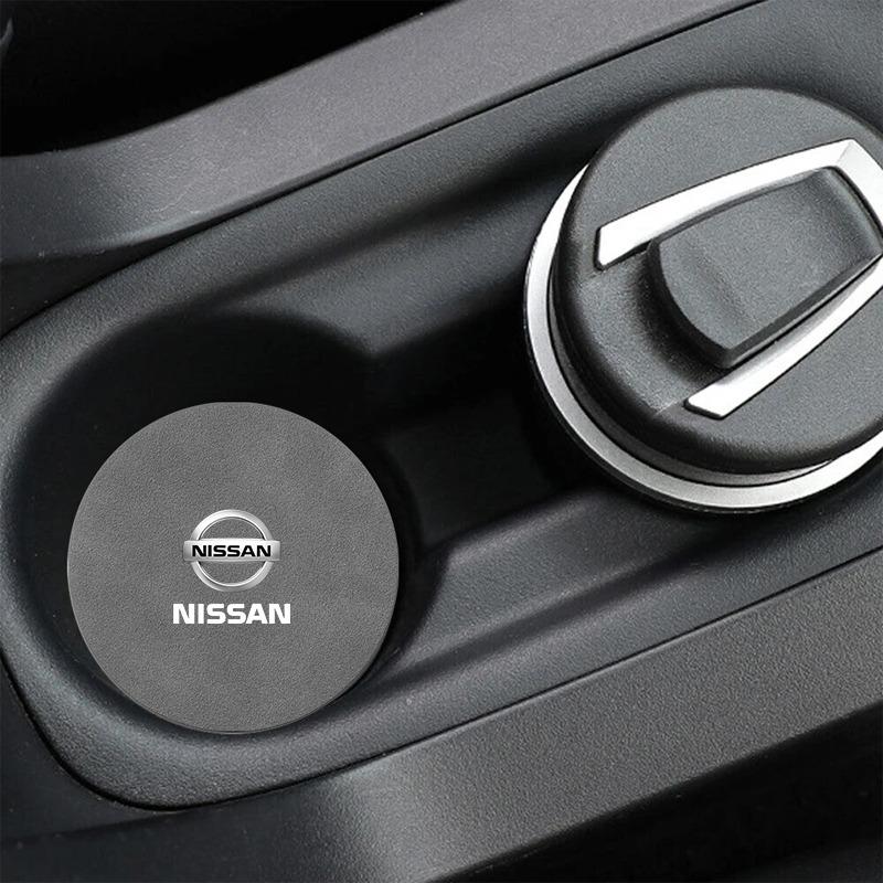 Car Interior Car Anti Slip Insert Cup Coasters Car Accessories For Nissan Nismo Qashqai X J10 J11 Trail Tiida Teana Skyline Juke X-trail Almera