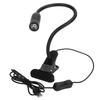 Student Reading Clipon Light 360 Degrees  Flexible Neck Lamp USB Power Supply Clamp Light