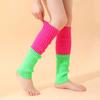 Sweet Woolen Knitted Socks Set Fluorescent Women's Leg Set Dressing Accessories Autumn/Winter Party Colored Socks Set