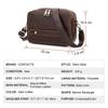 Genuine Leather Men Mini Shoulder Bags Casual Crossbody Bags Clutch Small Handbag Vintage Male Messenger Bag