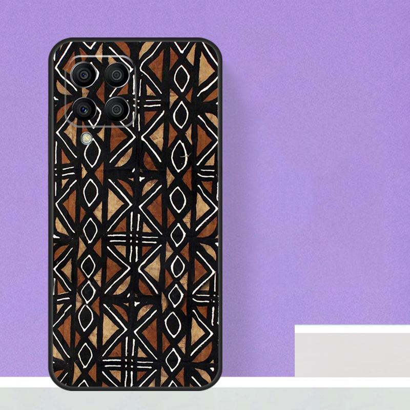 African Wax Print Design For Samsung Galaxy M21 M51 M12 M32 M52 M13 M23 M33 M53 M34 M54 M30s M31s M15 M55 M20 Case