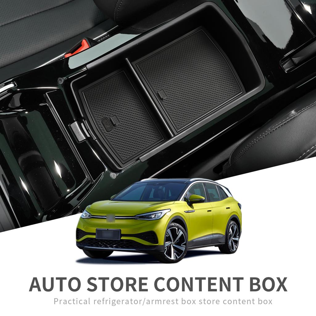 Для VW ID.6 ID6 X Crozz ID6X Центральный ящик для хранения в подлокотнике Центральная консоль Лоток Органайзер Аксессуары Уборка