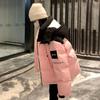 Пуховик женский зимний маленький утолщенный хлопковый жакет 2024 новый жакет с капюшоном дизайн куртка хлеб
