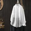 Dimanaf 2025 New Spring Shirt Women Lace Blouse Long Sleeve Basic Fashion Tops Tees Casual Loose White Tees