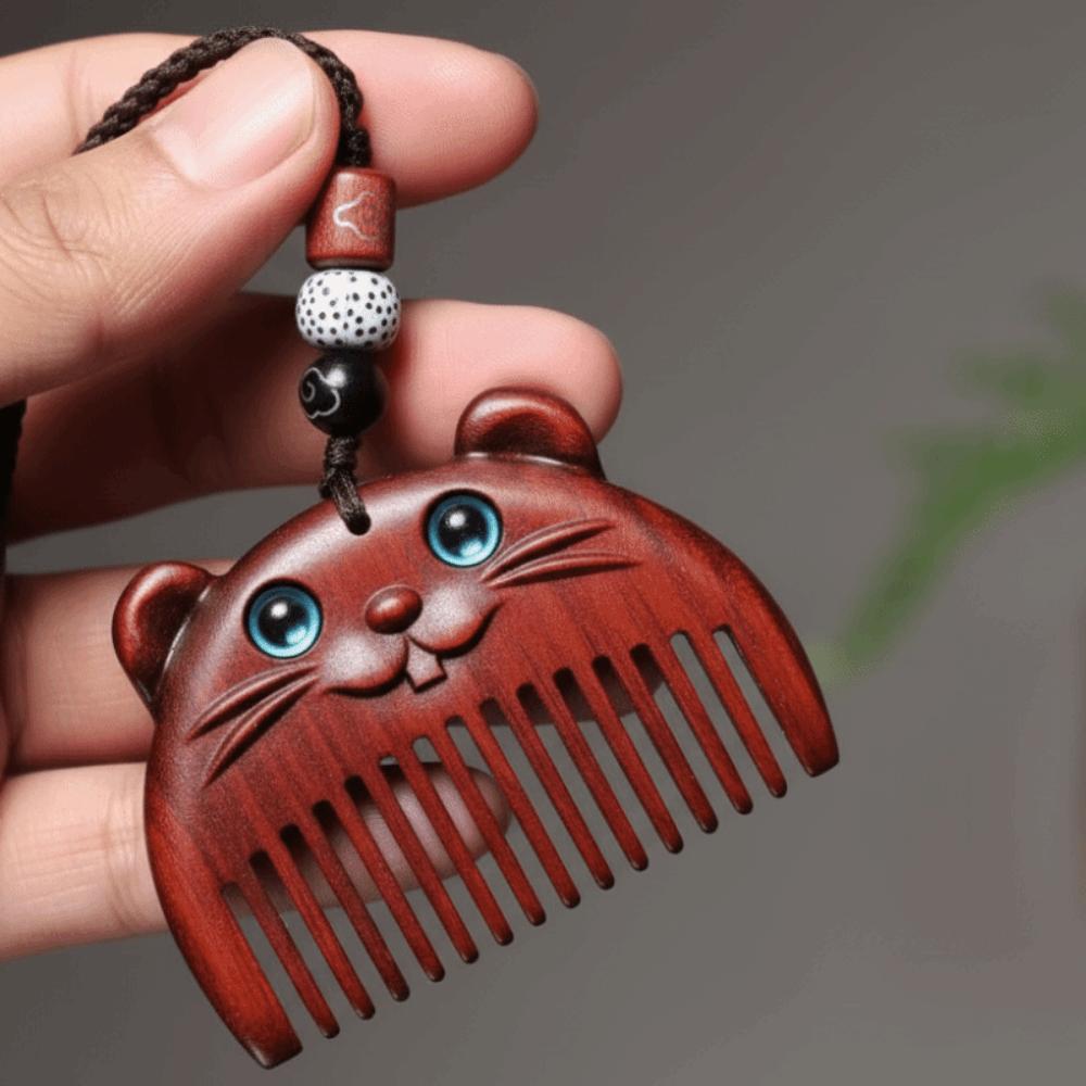 Wooden Wooden Hair Comb Pocket Detangling Comb Scalp Hair Comb Tools Massage Comb  Scalp Massage