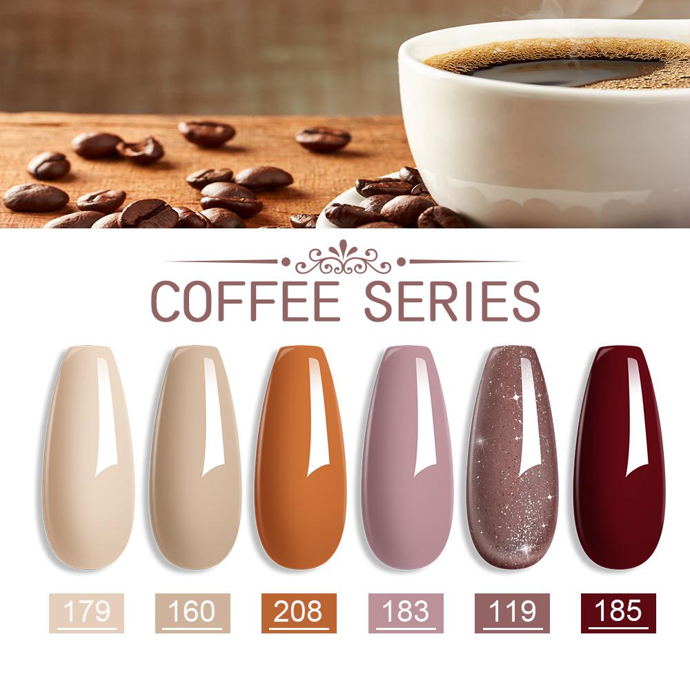 PHOENIXY 6 шт./лот набор гель-лаков разных цветов набор лаков для ногтей для маникюра DIY нейл-арта салона красоты