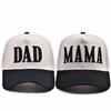 Унисекс Бейсболки с 3D вышивкой MAMA/DAD для родителей, Весенние и Осенние, Регулируемые, Повседневные, Защита от солнца
