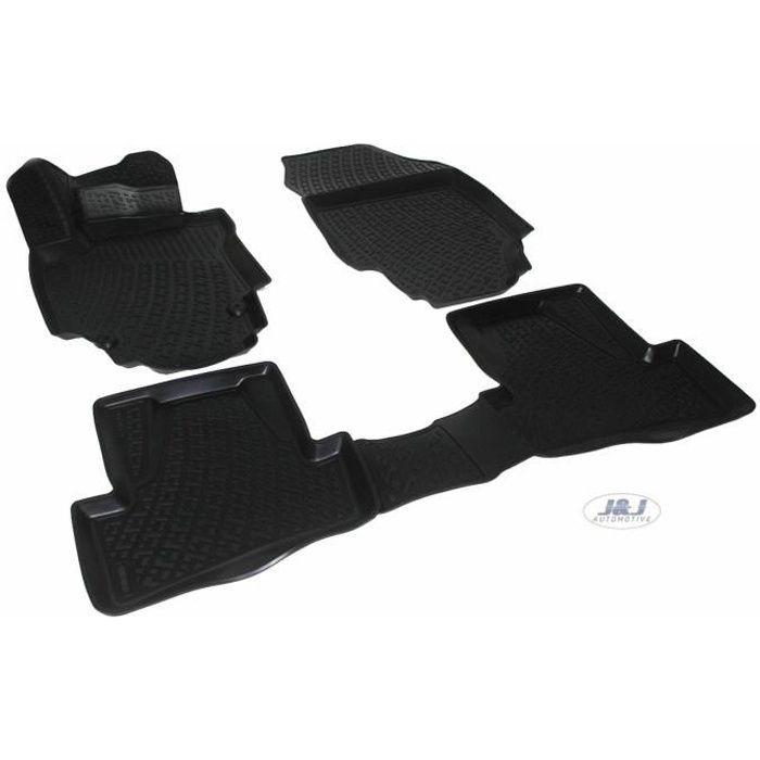 J&J AUTOMOTIVE | Tapis De Sol En Caoutchouc 3D Exclusive Pour Renault Captur 2014-2019