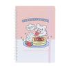 Sanrio HANAMARU OBAKE B6 Ring Notebook ( Pastel Sweets Pop Pink ) Japan NEW