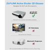 DLP Active Shutter 3D Glasses 96~144Hz For Optoma Acer Home ViewSonic ViewSonic