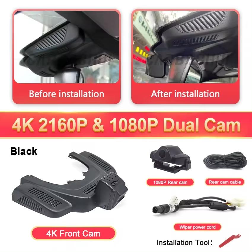 4K Wifi Car Dvr Dash Cam for Mercedes Benz GLE 350 400 450 500 43 53 63 2015 2016 2017 2018 for Mercedes Benz GLE w166 GLS x166