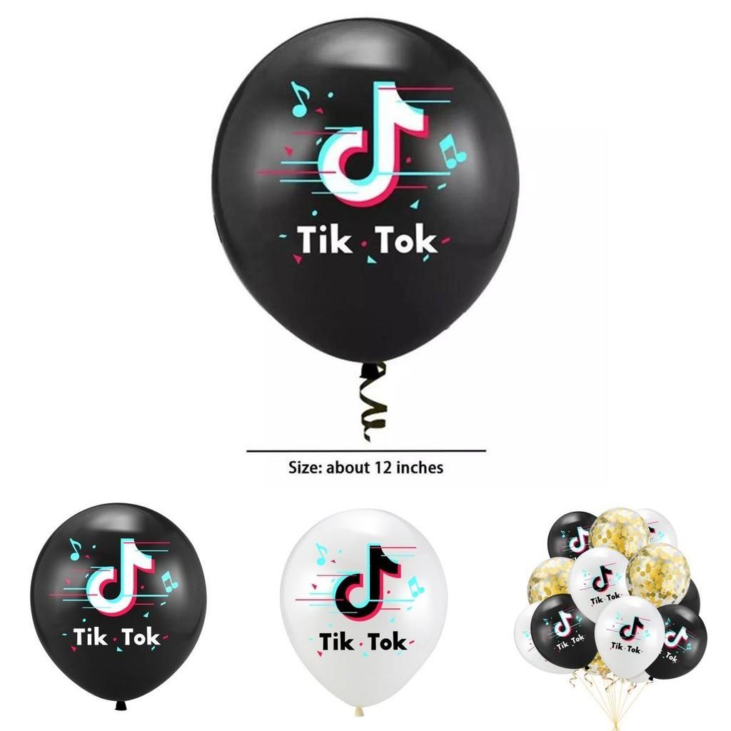 Привлекательный латексный шар в стиле TikTok для ярких украшений на день рождения