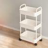 Small Cart Storage Rack, Bedroom Storage Rack, Household Kitchen Movable Storage Rack, Multi-layer Organizing Rack