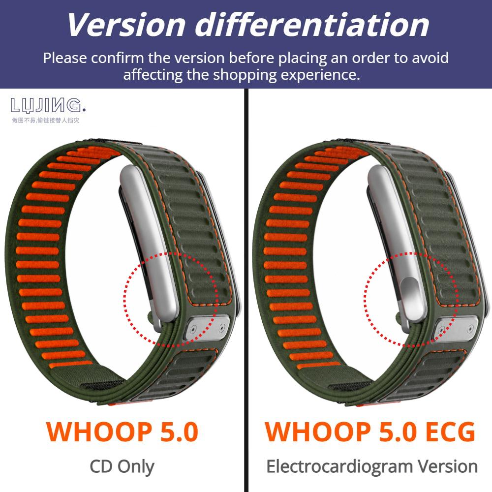 Оригинальный ремешок Navigator для WHOOP 5.0/5.0MG Нейлоновый силиконовый браслет для WHOOP 5.0 One+Peak Спортивные наручные часы для улицы Запасной ремешок Мужской Женский Ремешок