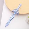 10 шт. 0,5 мм гелевая ручка в форме старинного меча, ручка на водной основе в форме оружия боевых искусств из аниме, персонализированные канцелярские принадлежности