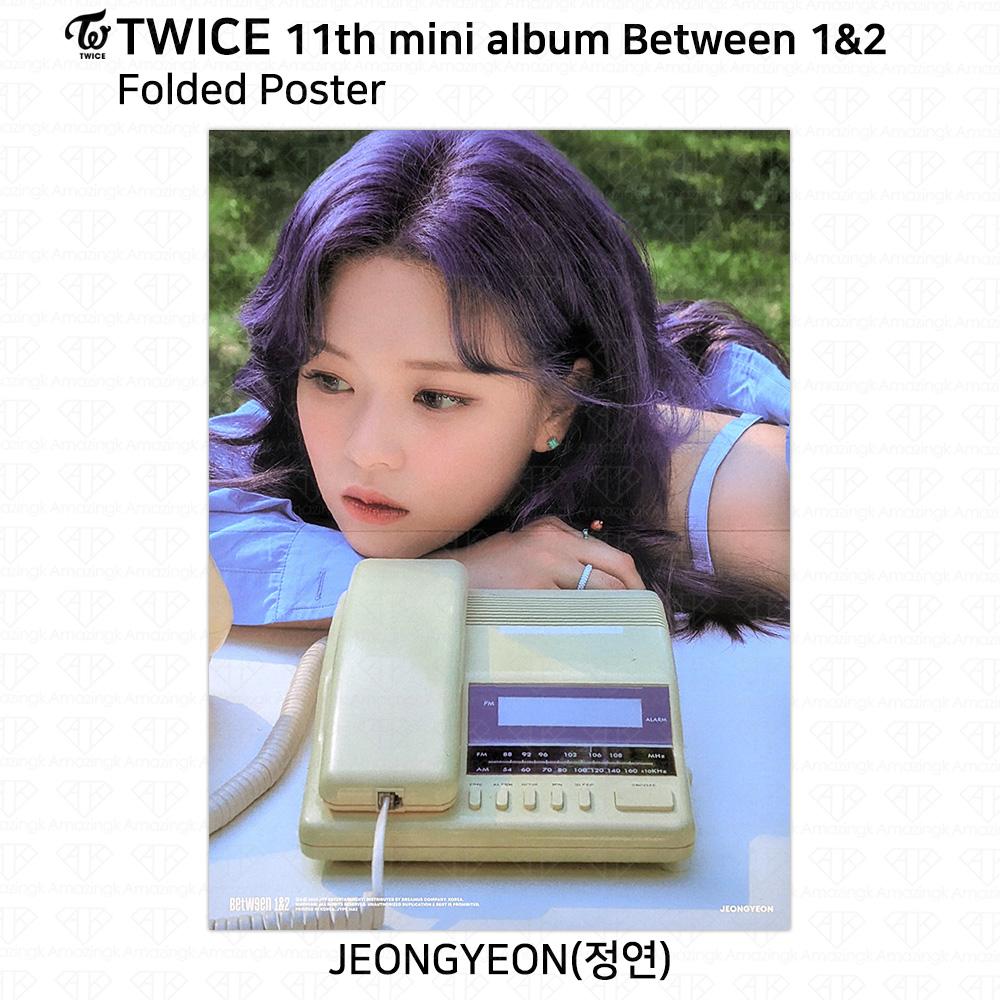 Twice 11-й мини-альбом между 1 и 2 Чонён Фотокарточка Открытка Polaroid POB
